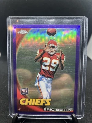 Eric Berry 2010 Topps Chrome #C195 Purple Refractor /555 Rookie Card RC Chiefs - Image 1 of 2