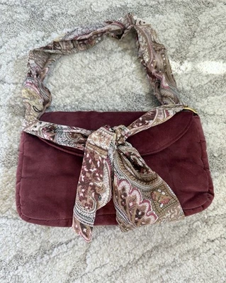 Bolso de Hombro Victoria’s Secret Paisley Bufanda Borgoña  Foto 1 de 4