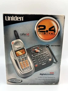 Uniden DCT648 2.4GHz Cordless Phone System w/ Answering Machine Caller ID - Picture 1 of 10