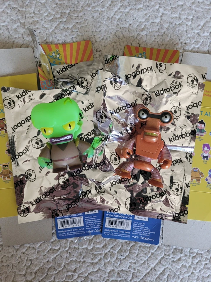Kidrobot Futurama Roberto And Morbo 免费 S/H — 第 1/1 张图片