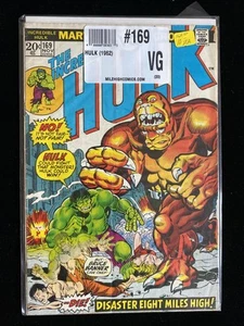 Incredible Hulk #169 Nov 1973 1st App Bi-Beast Bronze Marvel GD/VG (3.0) - Picture 1 of 5