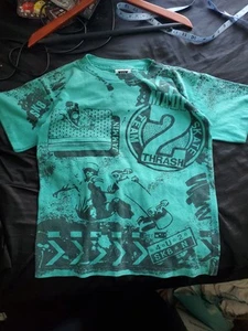 Vintage Made 2 Thrash Kids Skate Single Stich Shirt Size Medium - Picture 1 of 9