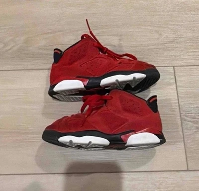 Nike Air Jordan 6 Retro Toro Bravo Toddler Shoes Size 9c Red DV3606-600 - Image 1 of 4