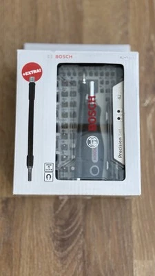 Bosch 42 PC Precision Screwdriver Bit Set Flexible Extension Device Repair Kit - Image 1 of 2