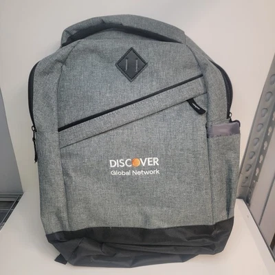 Leed’s Discover Laptop Backpack Gray Canvas New 17”x 13”x 5” (B4) - Image 1 of 4