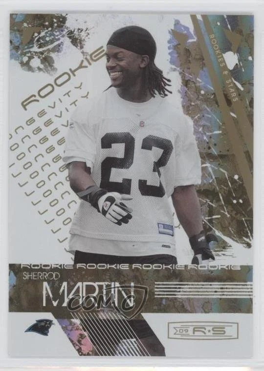 2009 Donruss Rookies & Stars Longevity Parallel Gold /49 Sherrod Martin #193 RC - Image 1 of 2