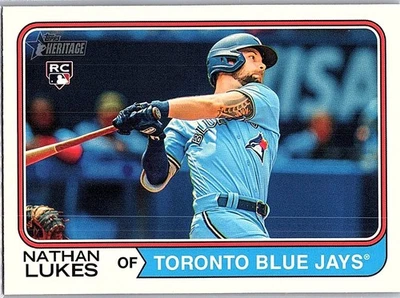 2023 Topps Heritage High Number - Nathan Lukes #667 (RC) - Image 1 of 2