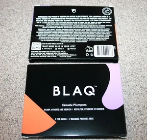 2 x Blaq Kakadu Plumpers Eye Mask in Box 4 Total Treatments Masks Hydrate Plump - Picture 1 of 1