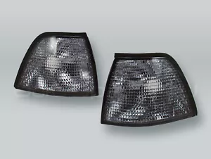 DEPO Smoke Corner Lights Parking Lamps PAIR fits 1992-1998 BMW 3-Series E36 4DR - Picture 1 of 2
