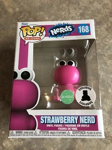 Funko pop Strawberry Nerd #168 Scented Vinyl Figure Exclusive Icons Nerds Pink - Picture 1 of 10