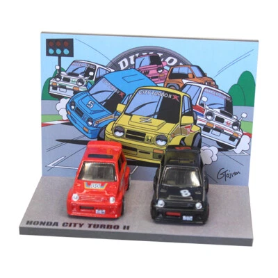 Diorama 1/64 Car Garage Model City Parking Lot Backdrop Scene Display Model Toy - Image 1 of 4