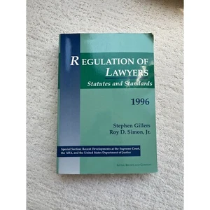 Regulations of Lawyers Statutes and Standards 1996 - Books - Law - Picture 1 of 4