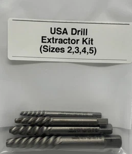 USA Bohrer Ausdreher Kit (Größen 2,3,4,5) - Bild 1 von 6
