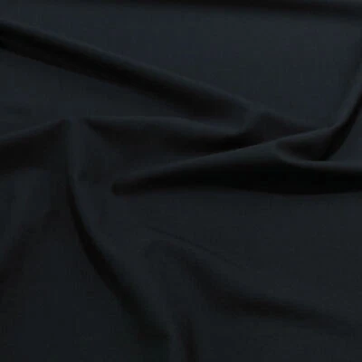 Leichter Wollstoff als Sakkowolltuch Wollstoff Bekleidung in Schwarz - Bild 1 von 3