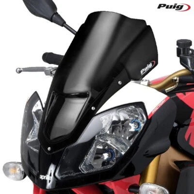 PUIG 4110N CUPOLINO RACING NERO FOR APRILIA 1000 RSV R TUONO RF 2004-2005 Foto 1 de 4