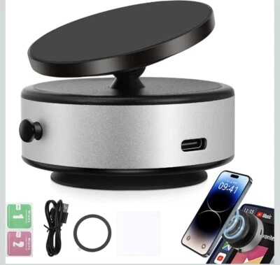 NEW Smart Vacuum Magnetic Suction Car Phone Mount 360° Rotation Holder - Type C - Image 1 of 4