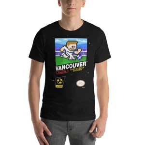 Vancouver Whitecaps FC 8-bit Retro NES League Soccer Football Club T-Shirt  - Picture 1 of 13