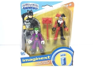 Fisher Price Imaginext DC Super Friends Figure Set The Joker Harley Quinn - Picture 1 of 2