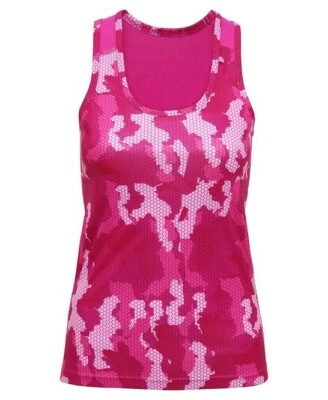 Womens TriDri Pink Hexoflage Performance Vest. XS & S - Image 1 of 2