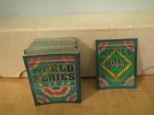1991 Score Baseball World Series Trivia Near Complete Set 46/56 - Bild 1 von 5