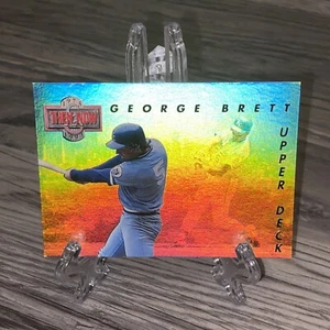 George Brett - 1992 Upper Deck Then And Now Hologram - MINT - Bild 1 von 4