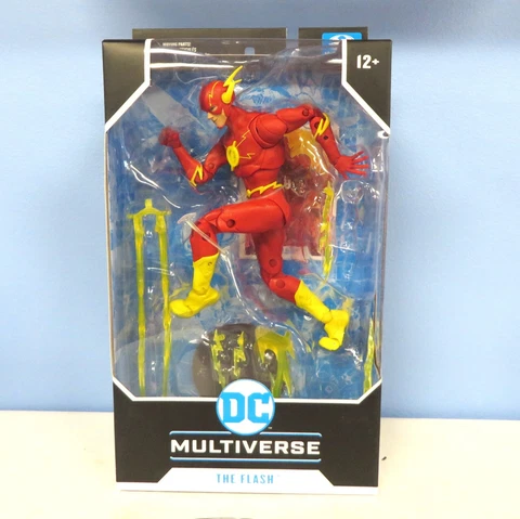 THE FLASH DC Multiverse DC Rebirth McFarlane Toys Rare New in Sealed Box Cover