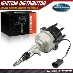 Ignition Distributor with Cap & Rotor for Jeep ZJ Grand Cherokee TJ Wrangler XJ - Bild 1 von 9