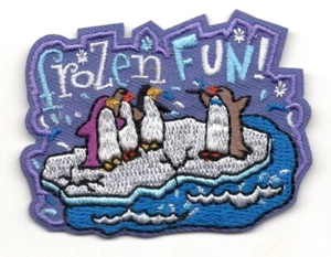 FROZEN SPASS Ron auf Patch Pfadfinder Junge Mädchen Junge Winter - Bild 1 von 1