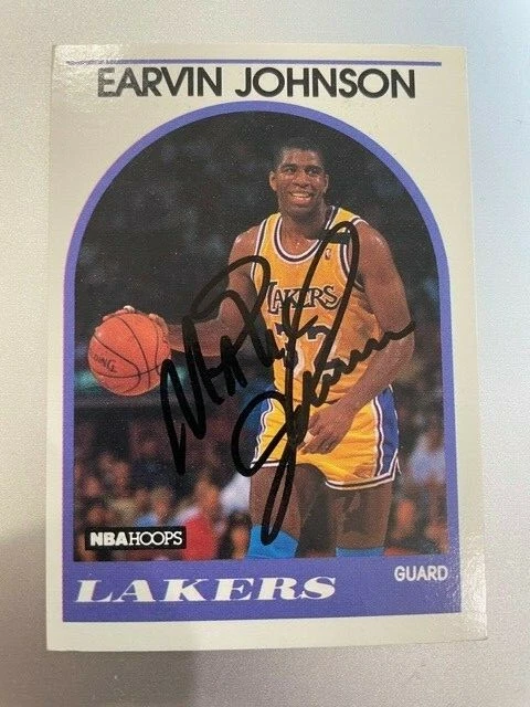 Aros de la NBA 1989 autógrafos auténticos elige al jugador Magic Pippen Malone Miller Webb+ Foto 1 de 4