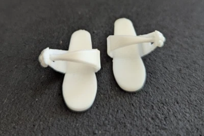 Sandalias blancas vintage años 60 #9093-6 muñeca Tammy ideal “Fun in the Sun” - Japón Foto 1 de 4