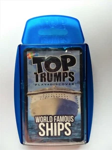 Top Trumps Card Game - "World Famous Ships" - NEW - Picture 1 of 2