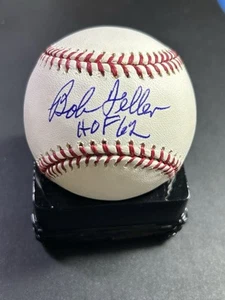 Bob Feller Autographed Official Major League Baseball COA (6) - Picture 1 of 7