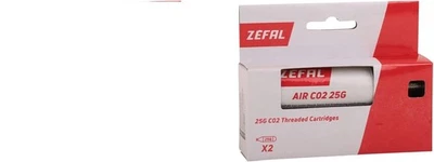 2x Co2 Kartusche 25G Gewinde Aus Aluminium Für Hochdruckpumpen Zefal Fahrräder - Bild 1 von 4
