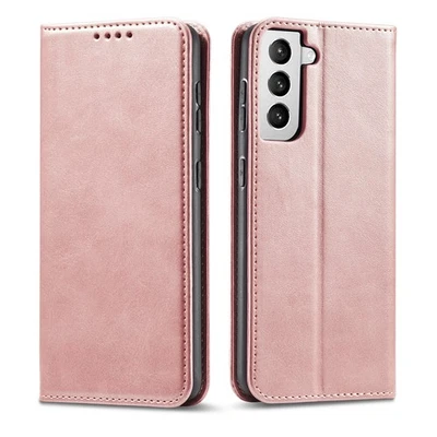 Funda tipo billetera magnética abatible ultra de cuero para Samsung Galaxy S26 S25 S24 S23 S22 Foto 1 de 4