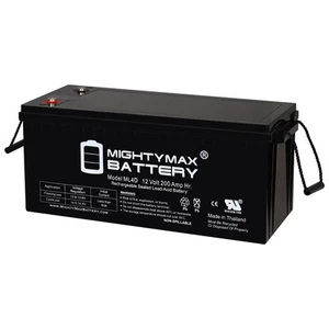 Mighty Max 12V 200Ah 4D SLA Replacement Battery for Golf Cart - Picture 1 of 6