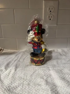 Christopher Radko Disney Spielzeugsoldat Mickey Mouse Weihnachtsschmuck *LESEN** - Bild 1 von 6