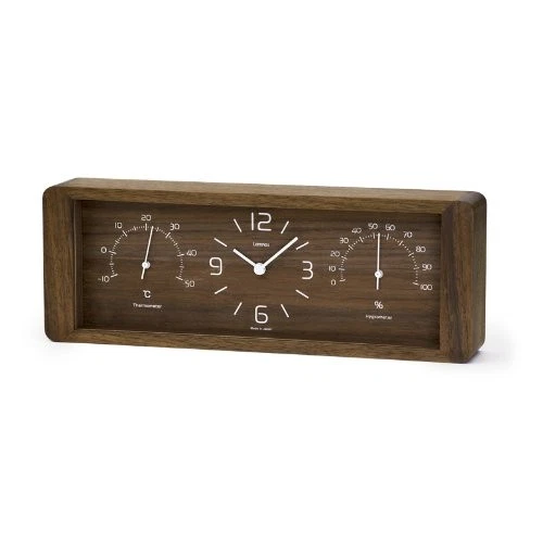 Lemnos Yokan Brown LC11-06 BW LC11-06 BW Table Clock Japan - Image 1 of 1