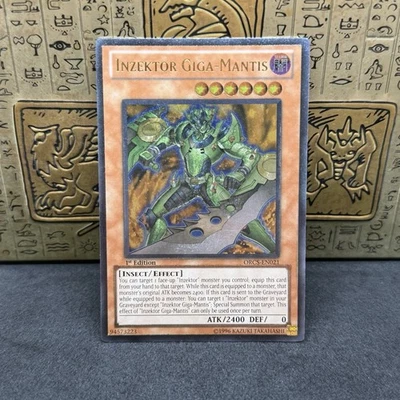 Yugioh Inzektor Giga-Mantis ORCS-EN021 Ultimate Rare 1st Edition NM - Image 1 of 2