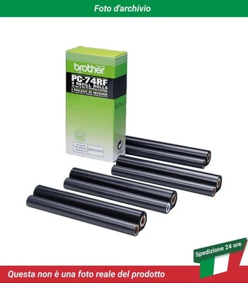 PC74RF Brother Fax T72 Nastro Nero - Imagen 1 de 4