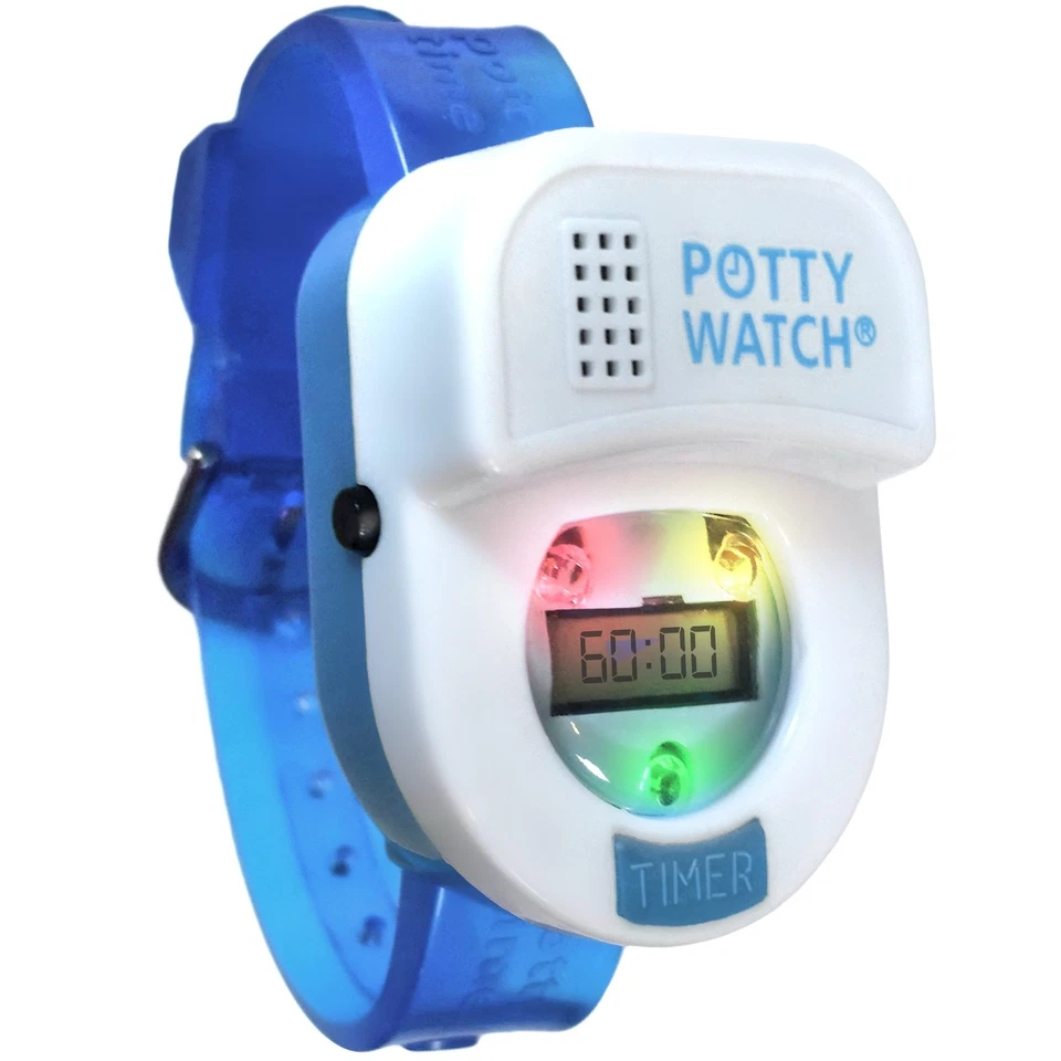 Potty Time Watch Pw998 Blue Toddler Toilet Training Aid
