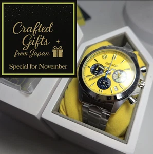 Cuarzo limitado Seiko Sumikkogurashi Doctor amarillo 8T63-03N0 hecho en Japón nuevo - Imagen 1 de 10
