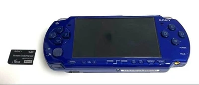 Sony PSP 2000 Metallic Blue Console Japan Tested w/16GB Memory Stick - Image 1 of 4