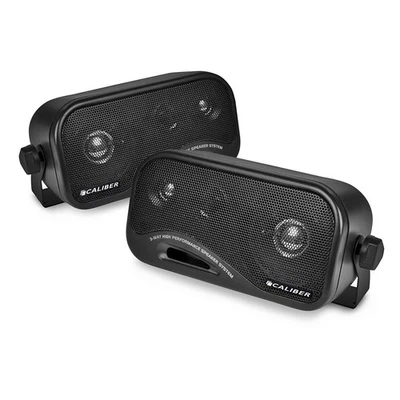 CALIBER CSB2 - 3-Wege Aufbau-Boxen/Speaker für Auto/PKW/KFZ/LKW/Traktor