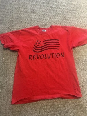Vintage Soccer T-shirt Size Large New England Revolution Gildan MLS Soccer #11 - Image 1 of 4