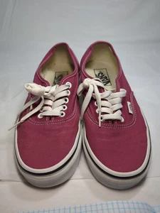 Scarpa stringata bassa Vans Off The Wall originale tela rosa donna 8 - Foto 1 di 11