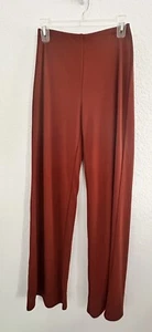 Zara Womens Knit Straight Leg Pants Size S Brown Stretch 5039 369 658 Going Out - Picture 1 of 11