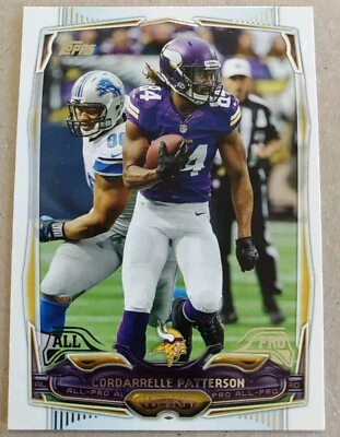 2014 Topps All Pro #36 Cordarrelle Patterson Minnesota Vikings - Image 1 of 4
