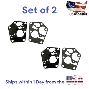 2X Carburetor Gasket Diaphragm Kit Fits Briggs and Stratton 495770, 795083 3.5HP - Picture 1 of 3