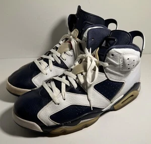Nike Air Jordan 6 VI Retro Olympic 2012 taglia 12 pallacanestro uomo 384664-130 - Foto 1 di 13