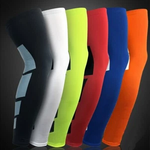 2 PCS Sports Over Knee Leg Socks Sleeve Support Pad Basketball Running Protector - Picture 1 of 11
